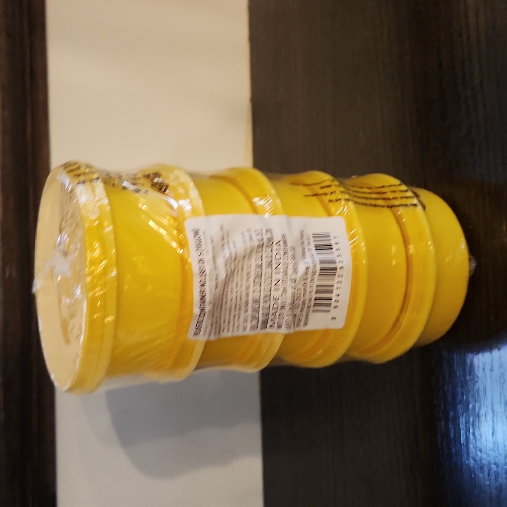 Plastic container set of 5 - Picture 3 of 5
